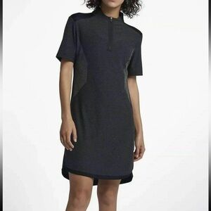 NWOT Nike Zonal Cooling Women's Golf Dress Black Gray XL